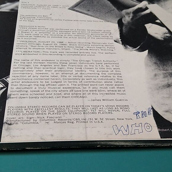Chicago Transit Authority Vinyl Record READ only one record! - Picture 6 of 11